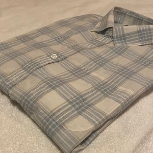 BONOBOS Button-Down Shirt in Blue Plaid
